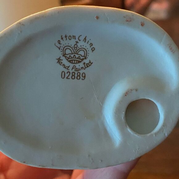 Vintage Lefton Ceramic Rabbit Mouse Pumpkin Easter #2889 - Picture 5 of 5